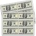 24 Precut 100 Dollar Bill Edible Money Image Wafer Paper for Cake Decorating Cupcake Decorations. Precut Edible Paper Fake Money.