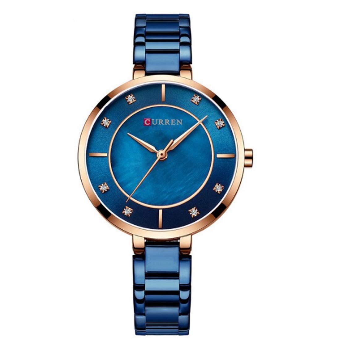 CURREN Analogue Womens Watch (Blue Dial Blue Colored Strap) (B07X9MRWHX) Amazon Price History, Amazon Price Tracker