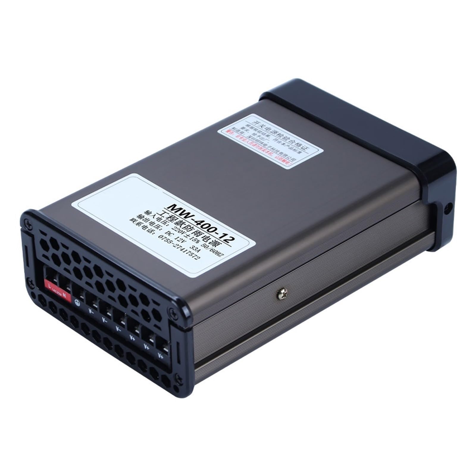 FCARUMIQP Mw-400-12 400W 12V 33.3A Switching Power Supply 1Pcs