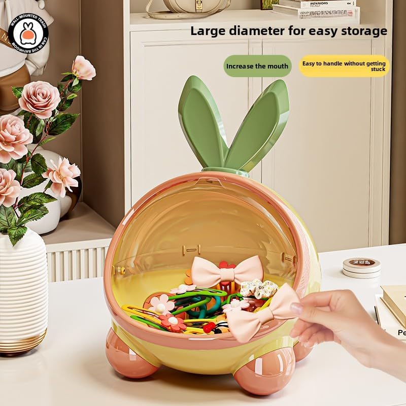 Cartoon Desktop Storage Box Small Household Bedroom Bedside Office Multifunctional Hair Tie Miscellaneous Snacks Organizer Box