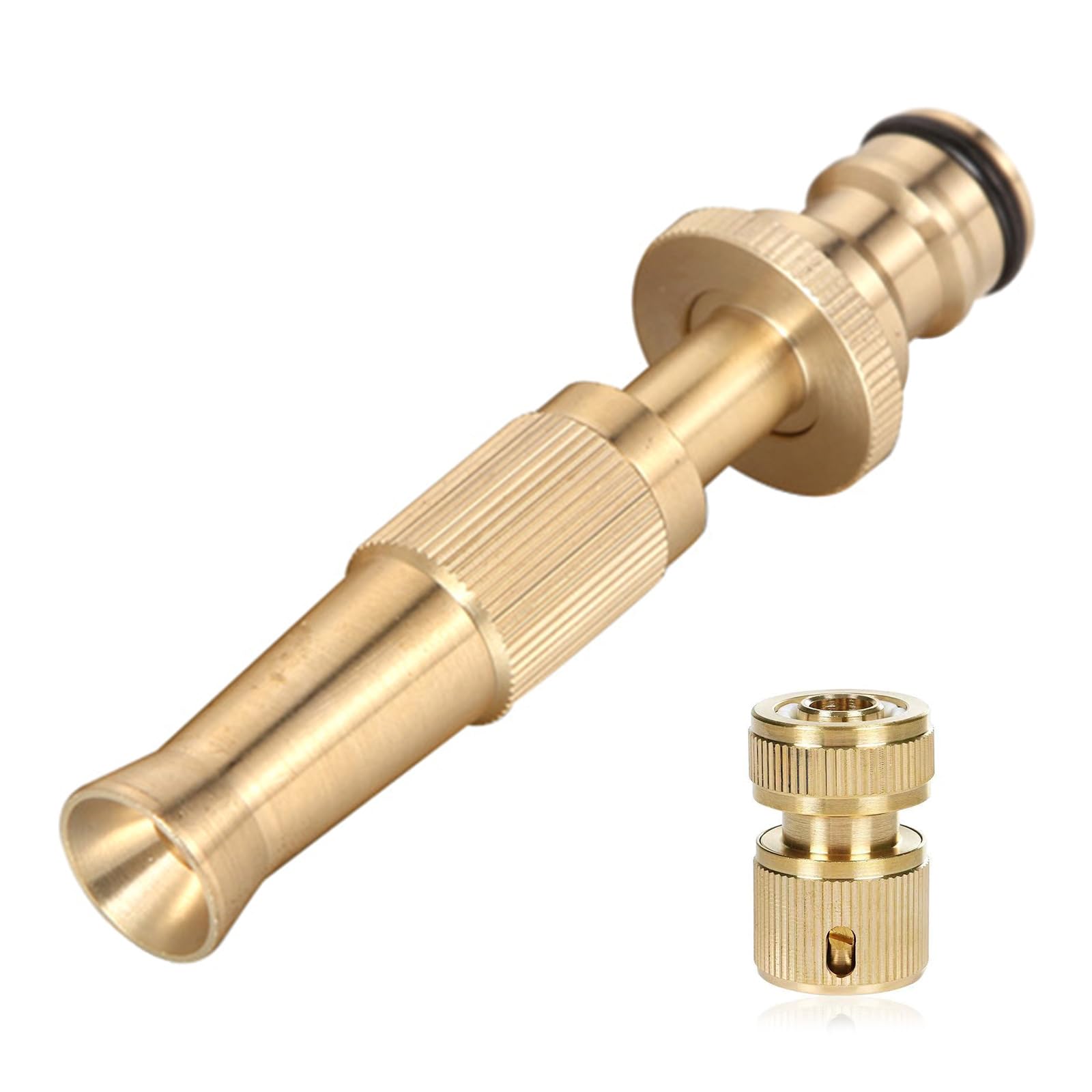 Garden Hose Accessories 3 / 4inch 1 / 2inch Quick Connector Pressure Washer Connector Water Hose End Brass Fitting Brass Adapter