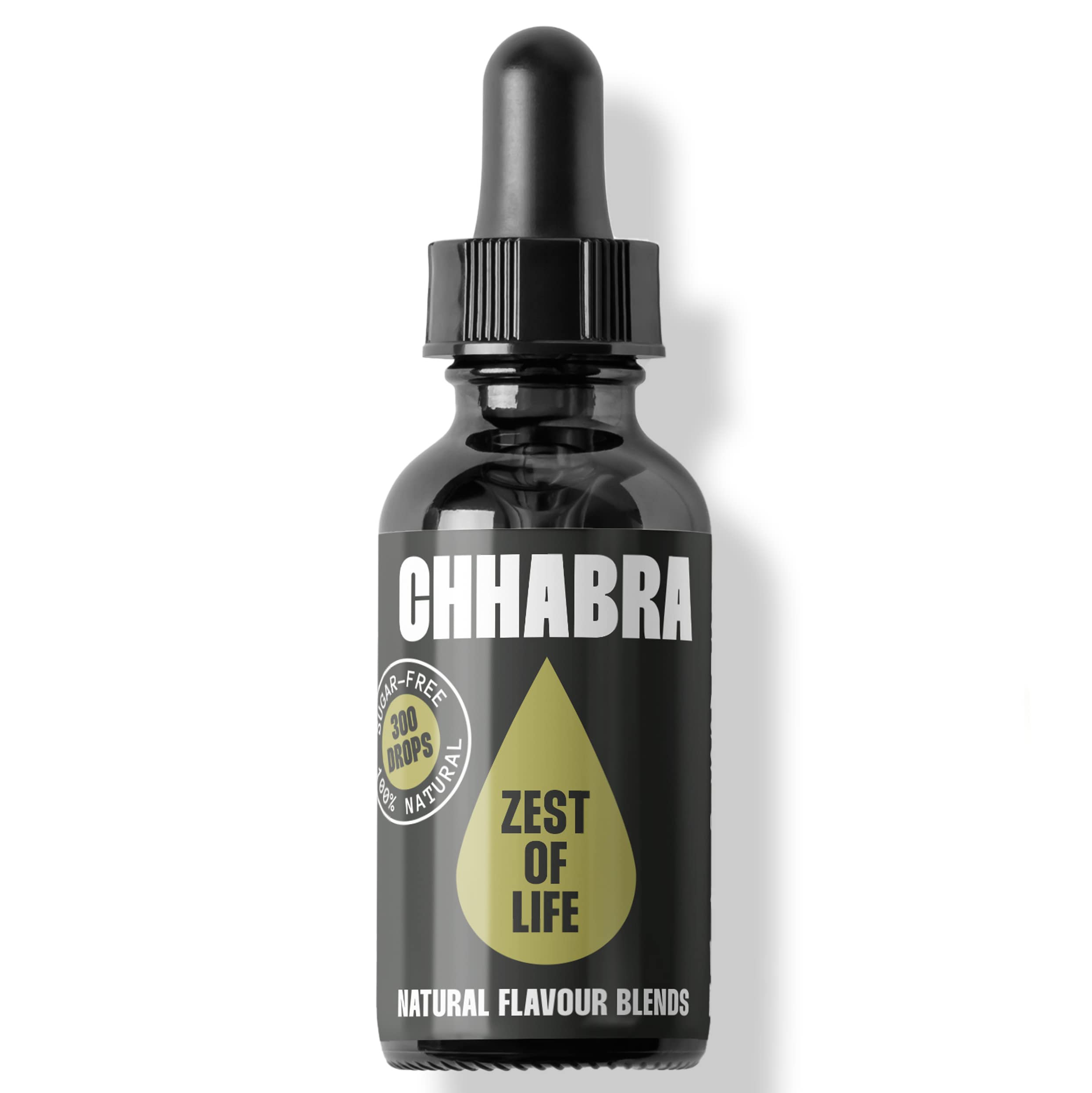 Chhabra Zest of Life Flavour Drops | Zingy Lemon, Lime & Mint Combo | Super Concentrated Extracts | Vegan, No Sugar, No Alcohol | Drinks, Desserts & More | 300 Drops