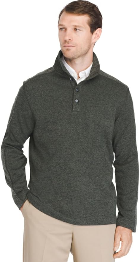 Classic-Fit Mockneck Pullover Sweater 