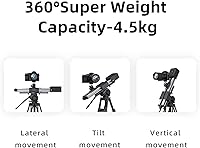 Vista 6 de Zeapon Micro 2 E600 - Deslizador de cámara motorizada, deslizador de pista de cámara Zeapon, control deslizante de video de doble distancia