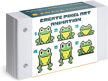 KOALA TOOLS Quadrille and Isometric Gridded Flip Book Paper with Pre-Punched Holes - 480 Sheets - Includes Metal Binding Screws - Works with Flip Book Light Pads