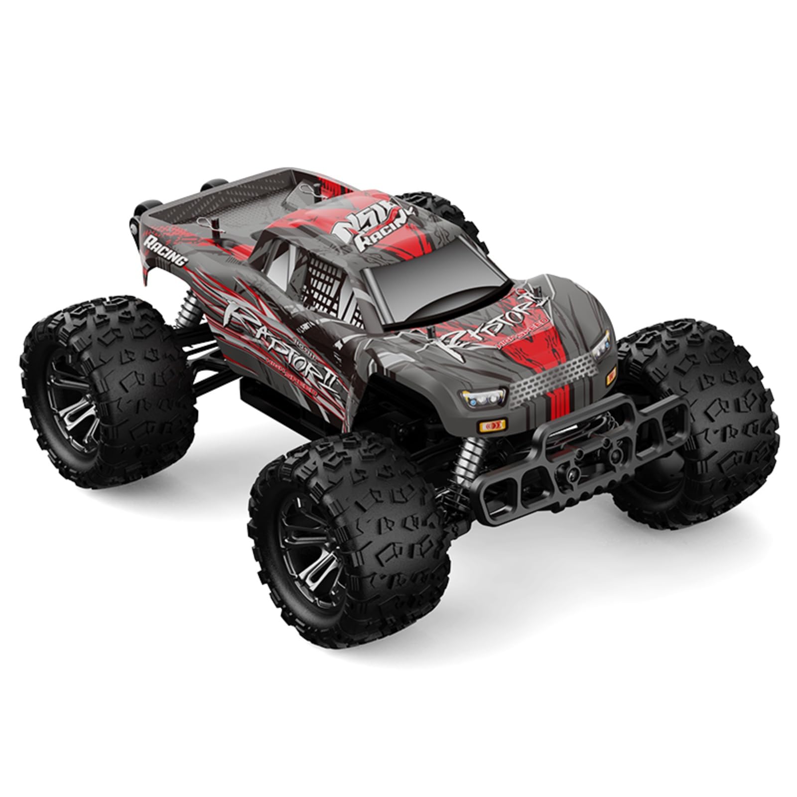 1:8 Maßstab Bürstenloser RC Monstertruck für Erwachsene, 100km/h+ High Speed 4x4 Offroad Ferngesteuertes Auto für Erwachsene mit Dual 3S Wiederaufladbarer Batterie Schnelle 4WD Fernbedienung