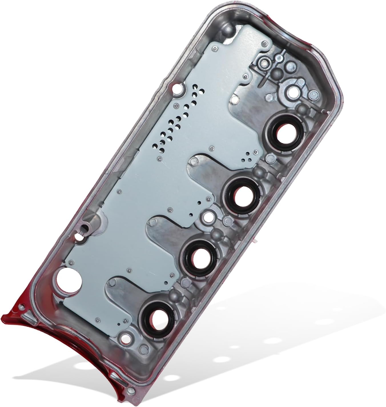 Engine Valve Cover Compatible with Honda Civic 2001 2002 2003 2004 2005 1.7L Replaces # 12310-PLC-000 (Red)