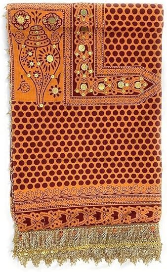 Traditional Uttarakhand Women Chunni's Delivering Ethnicity Women's Solid Cotton Pichora