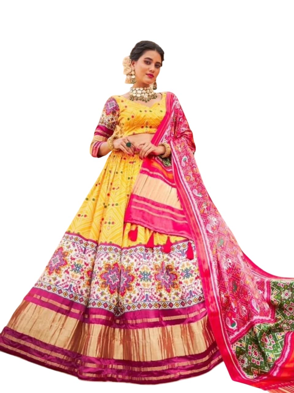 Women's Heavy Flair Soft Butter Silk Lehenga Choli-image-32