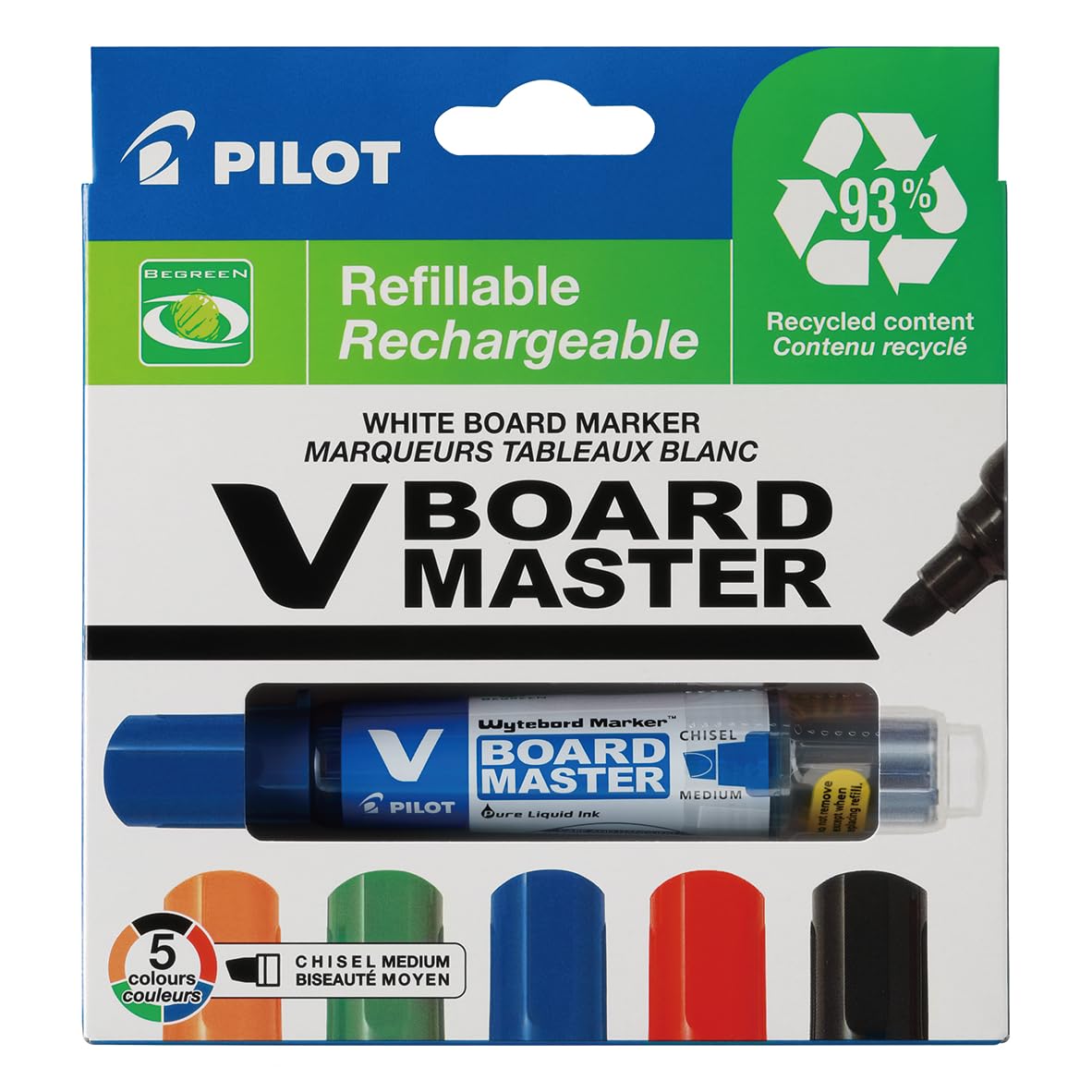 PILOT V-BOARD MAS. BGRN ASS(5)