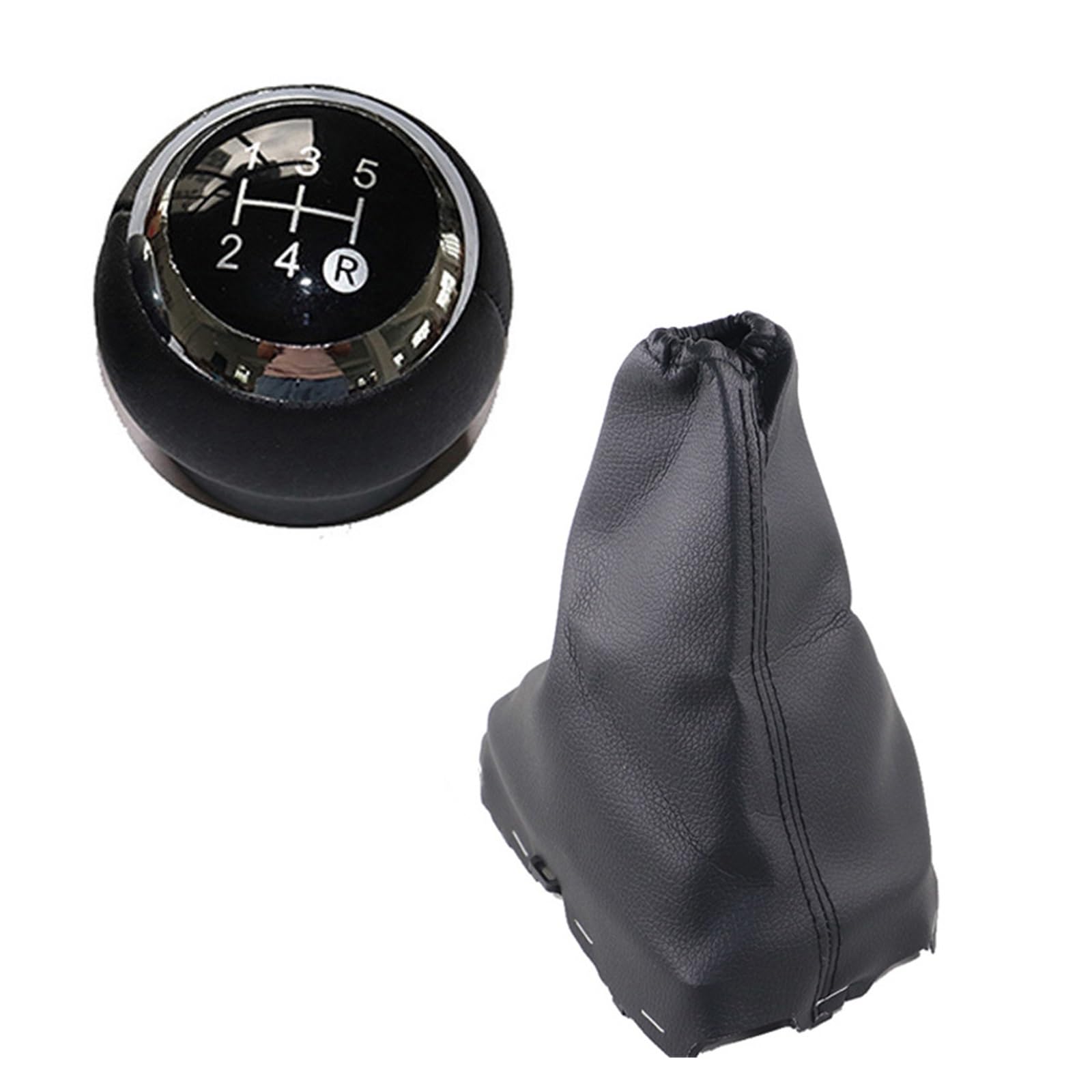 Shift Gear Knob Cover For Toyota For COROLLA For E18 For E180 2013-2018 Gearbox Handle Gear Lever Knob Stick Shift Boot(5 speed black)