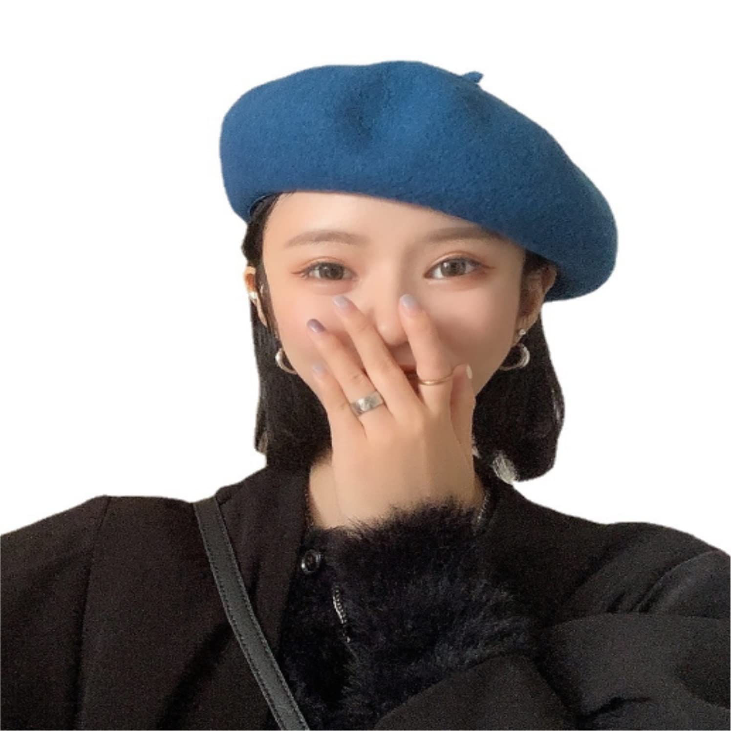 Czapka Zimowa Vintage Beret Dla Kobiet Kaszmirowa Zimowa Retro Francuska Zimowa Francuska Płaska Czapka Dziewczęca Zimowa Kapelusz