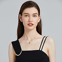 Vista 65 de Natural Jade Necklace for Women Sterling Silver Adjustable Handmade Green Jade Pendant Necklaces Healing Crystal Necklace Good Luck Gift for Her