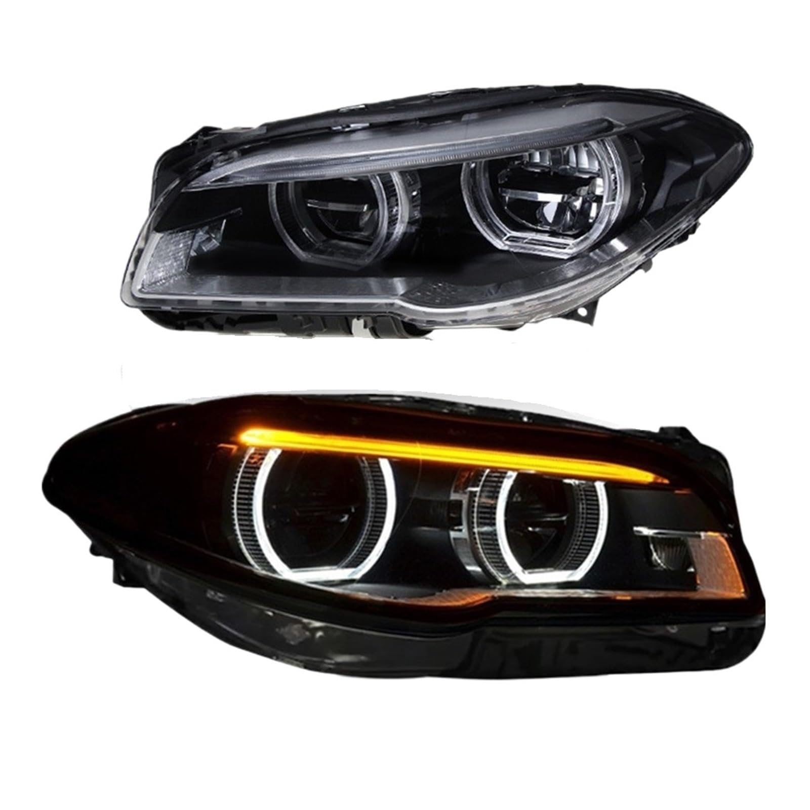 2 Pezzi di fari Anteriori Completi per BMW F10 F18 2011-2017 Serie 5 Gruppo Ottico Auto Aggiornamento Auto Nuovi Accessori di Stile