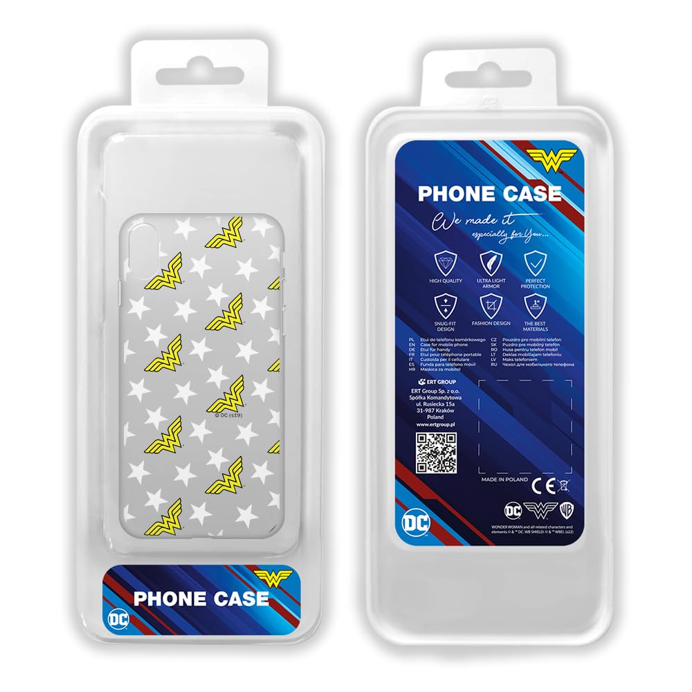 Custodia Ert Group Wonder Woman Per IPhone X/XS - TPU Flessibile Con Licenza Ufficiale DC
