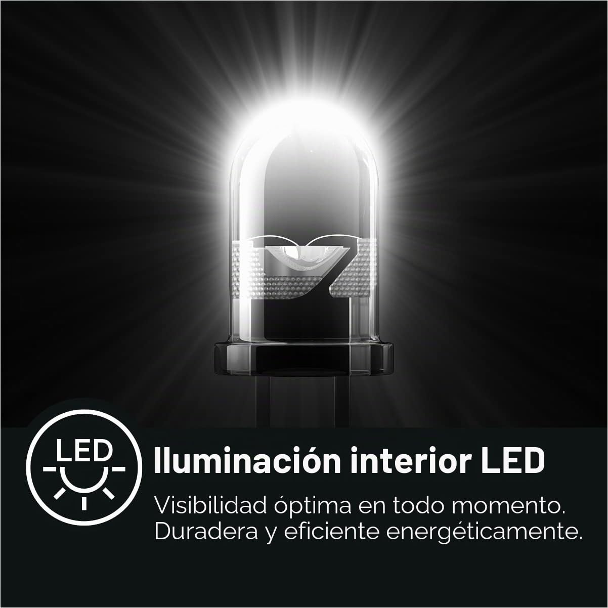 AEG AHB531D1LW - Congelador (308 L, clase de eficiencia D, baja emisión de hielo, alarma de temperatura y ruedas)