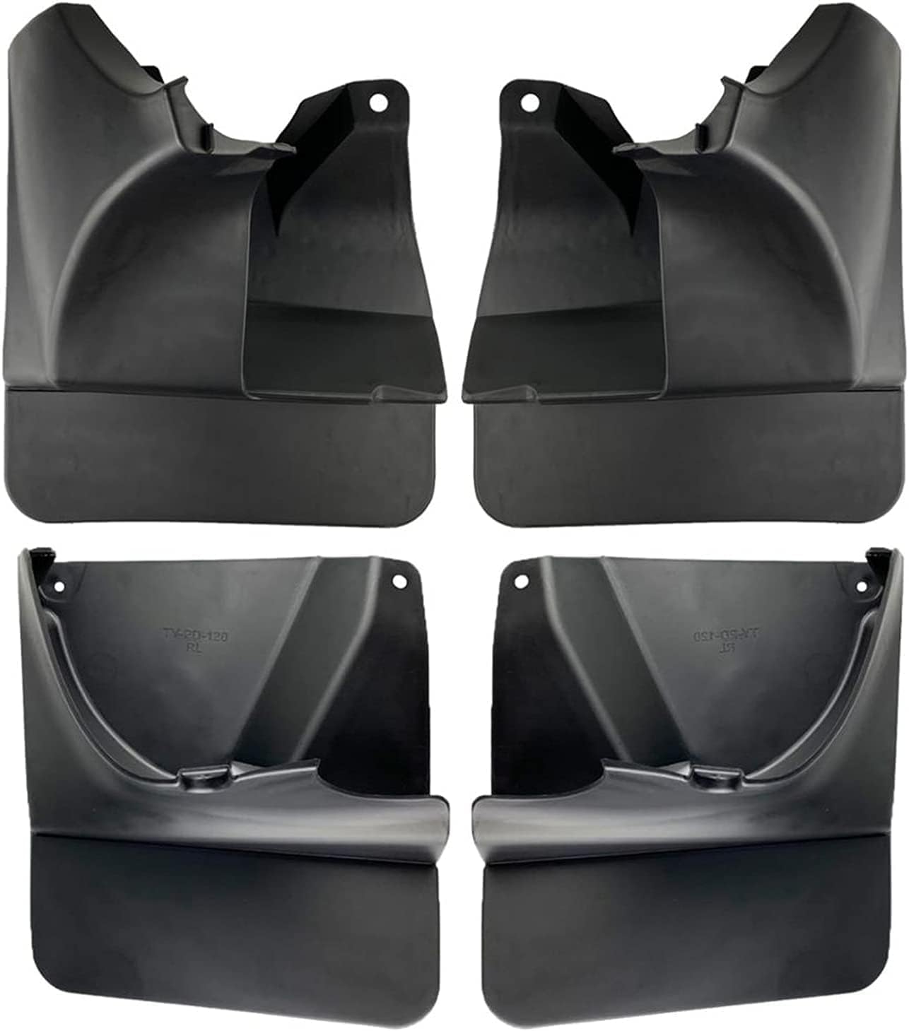 NYSLDSCO 4Pcs Premium Mud Flaps for Toyota Land Cruiser Prado FJ120 120 2003-2009 Front and Rear Splash Guards Durable Mudguards Protection Against Road Debris