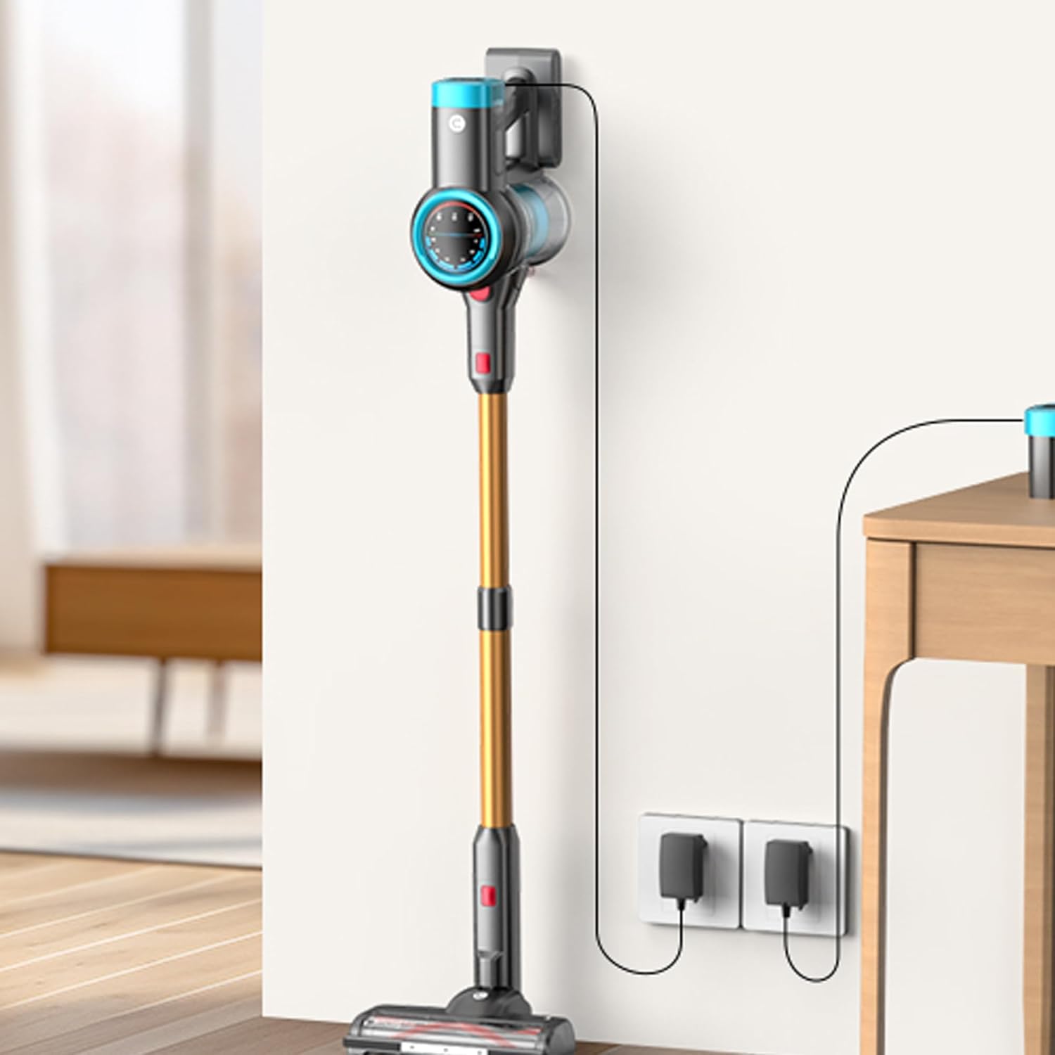 Vacuum Charger in Use