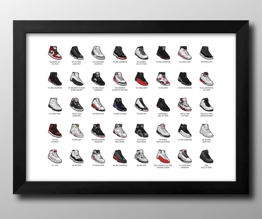 水晶絵 NIKE ナイキ スニーカー アートパネル 絵 絵画 額絵 額縁