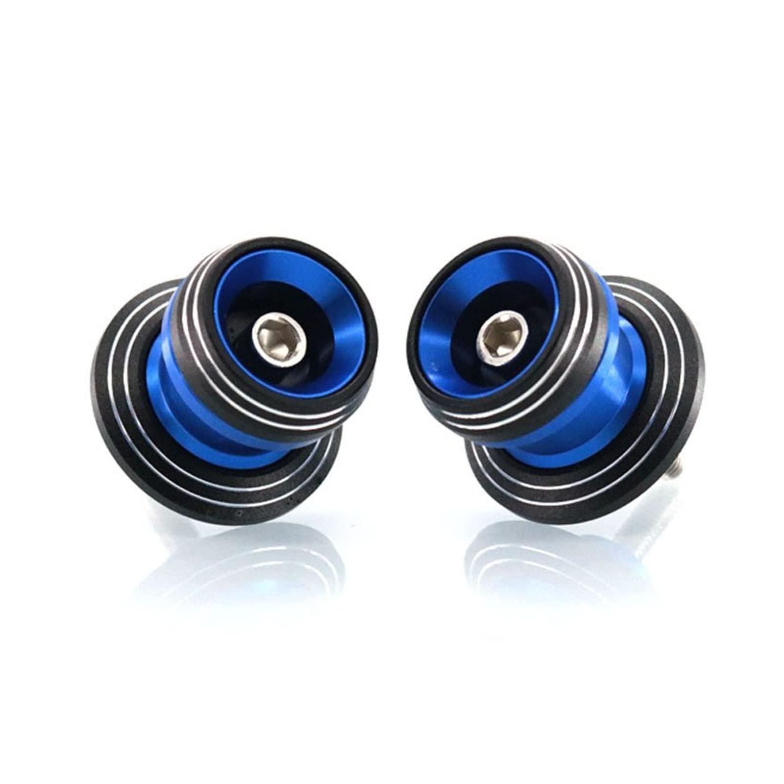 Slider de bras oscillant M8 bleu pour surélever Suzuki GSXS1000