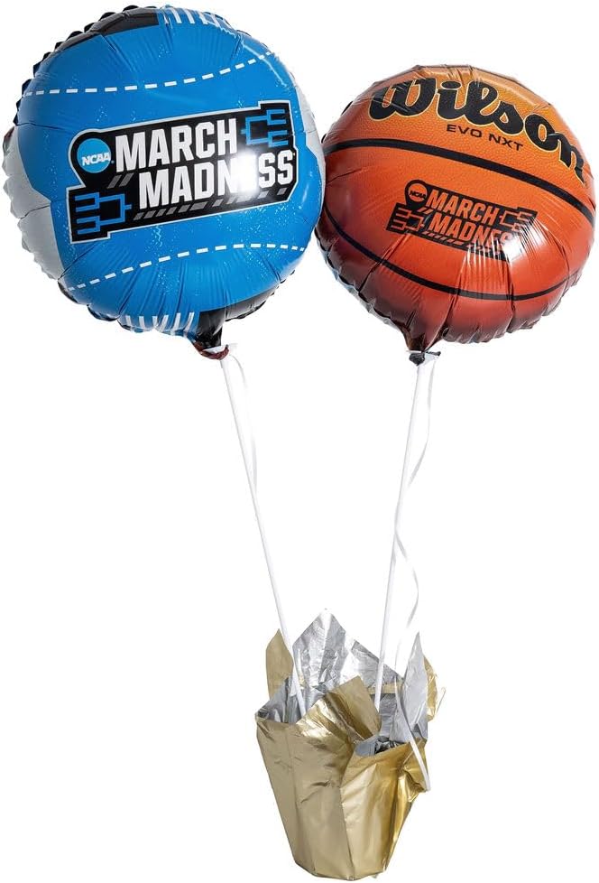 Desert Cactus March Madness Foil Balloons Mylar NCAA Mens Basketball 2 Pack - 18 Inch Round Party Tablecloth Decoration for Tailgates, Graduation, Party and Game Day Tablecloth Decoration