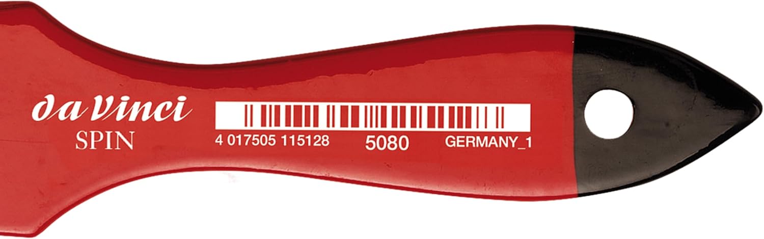 da Vinci Watercolor Series 5080 CosmoTop Spin Paint Brush, Wash Synthetic with Red Handle, Size 30 (5080-30)