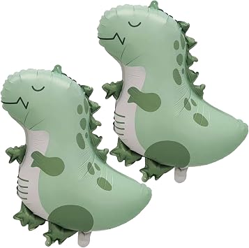 Dinosaur Balloons,2 PCS 23 Inch Dino Balloons,Dinosaur Birthday Decorations
