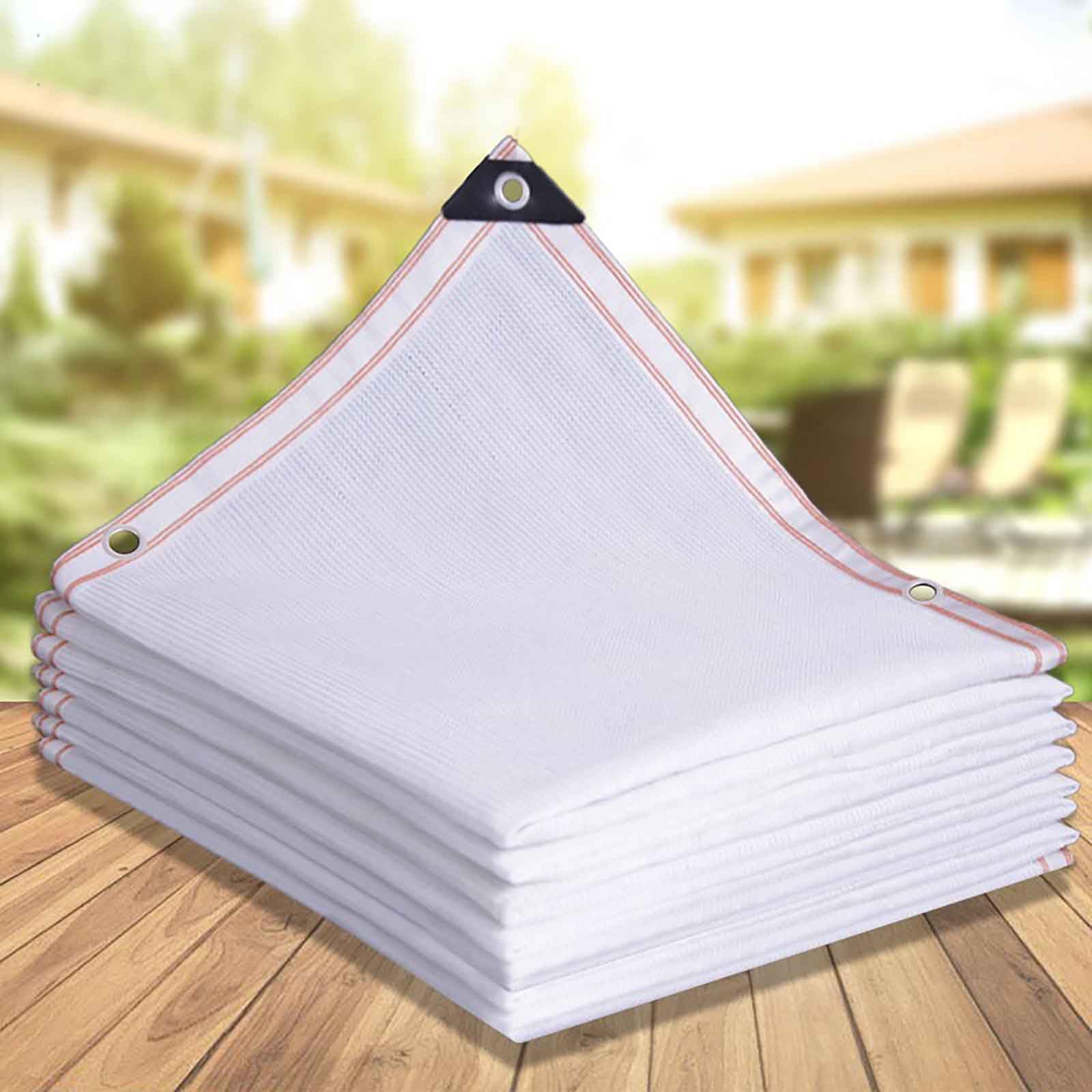 Copertura per serra e casetta per animali domestici con protezione UV al 75%, 1,5 x 7 m, durevole, resistente alle intemperie, leggera, perfetta per piante e animali domestici, facile installazione