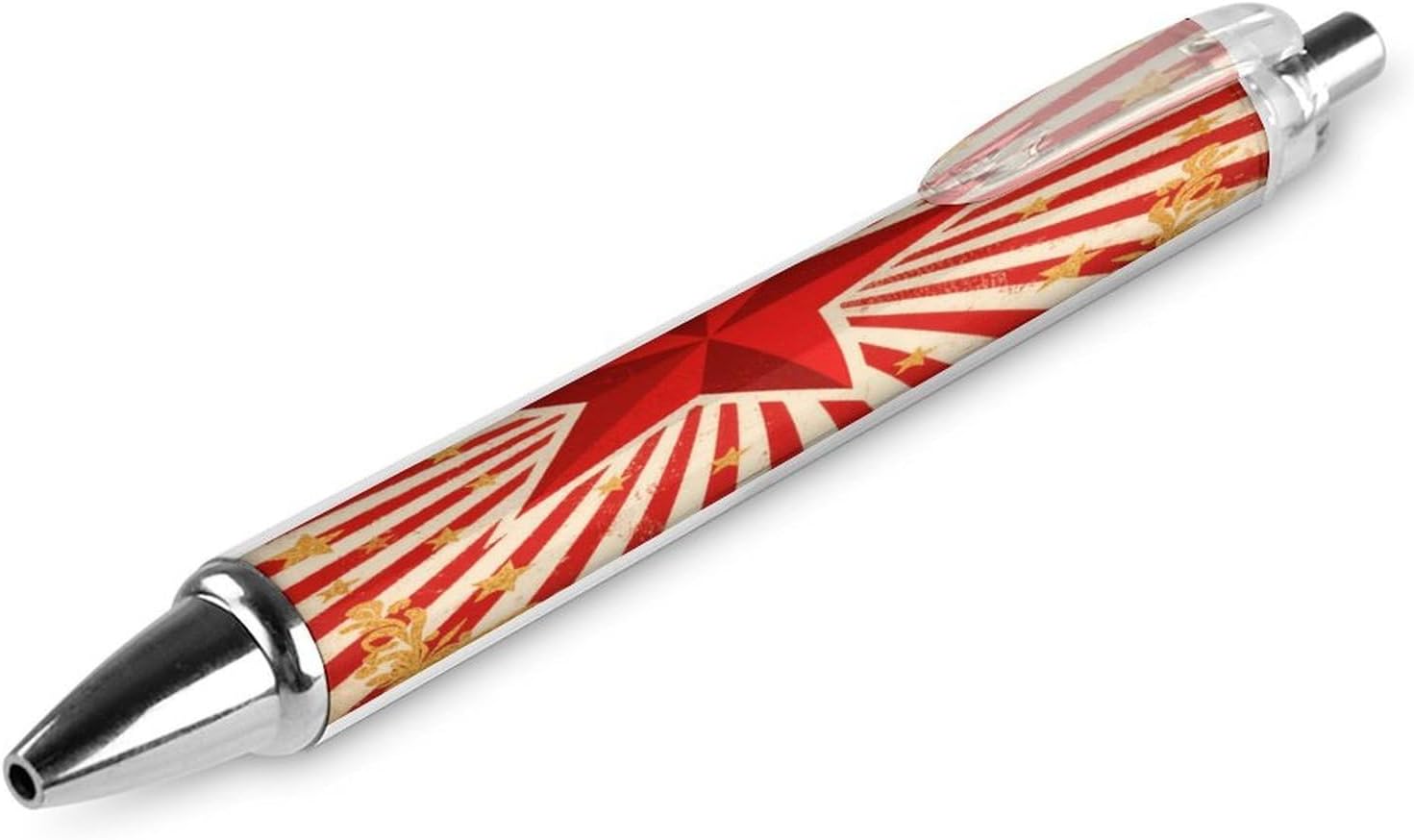 Vintage Circus Retractable Ballpoint Pen, 0.5mm Fine Point 1 PCS