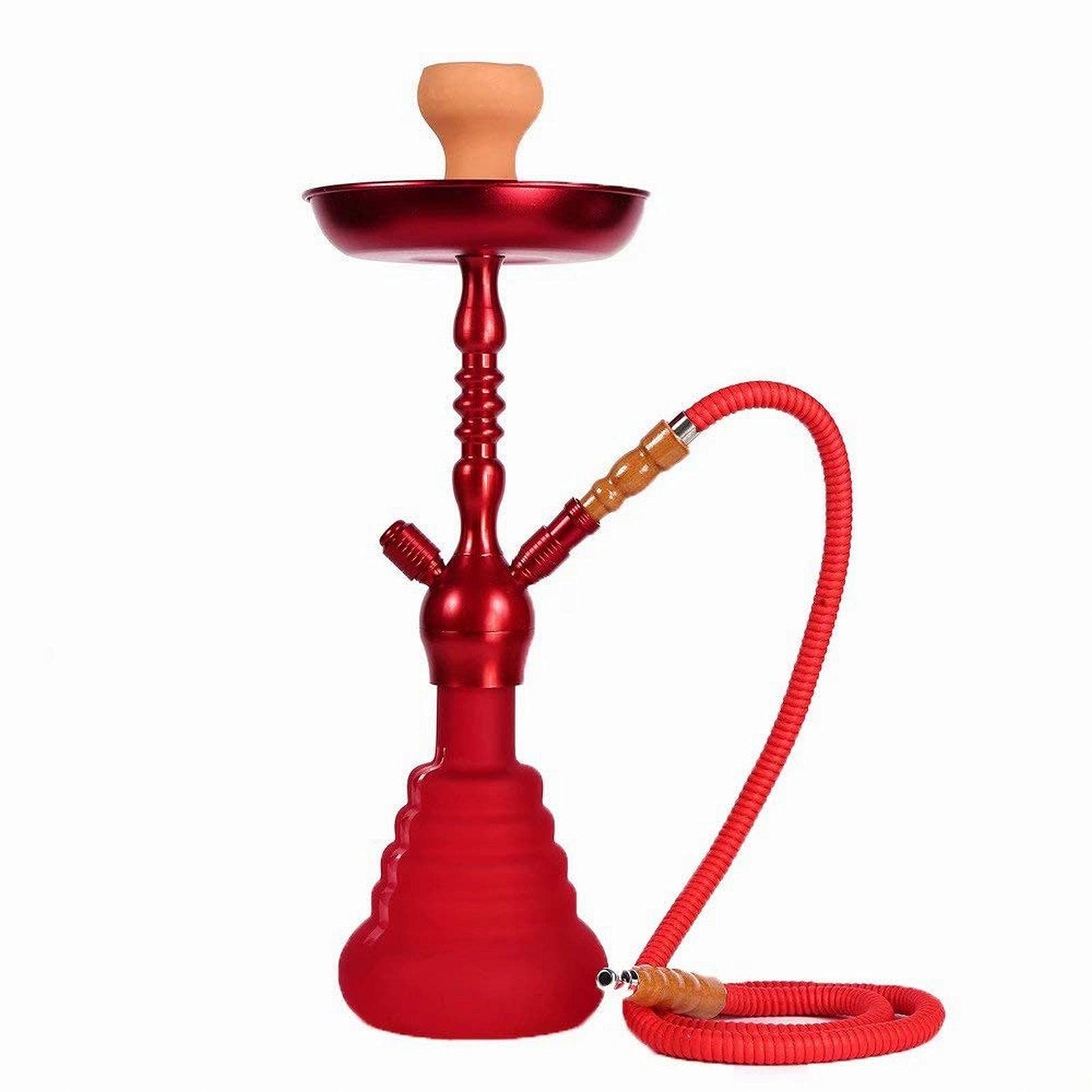 Set Di Narghilè In Vetro Da 55 Cm Con 2 Tubi Flessibili E Accessori Per Narghilè Con 2 Tubi Flessibili E Accessori Per Narghilè Per Caffè, Famiglie E Bar, Feste