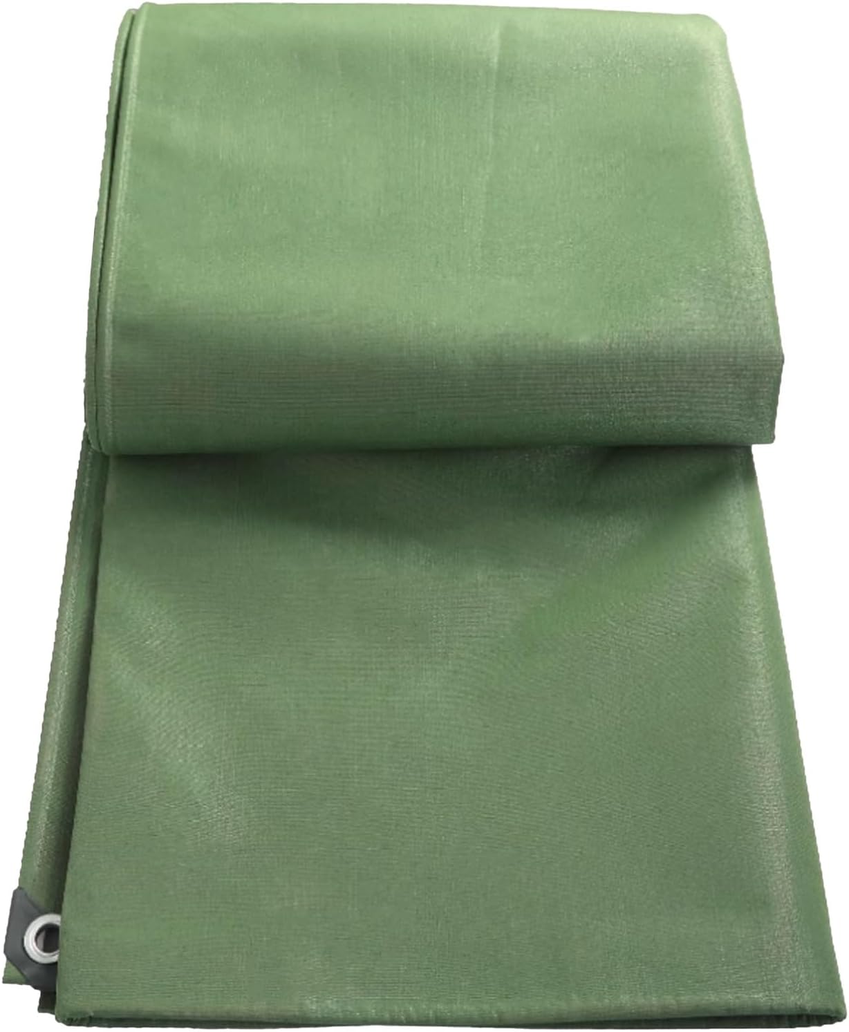 Green Waterproof Tarpaulin 1.2x1.5m 1.2x2.4m 1.5x1.5m Heavy Duty Cover Tarp with Metal Grommets for Ground Sheet, Camping, Greenhouse, Foldable(1x2m)