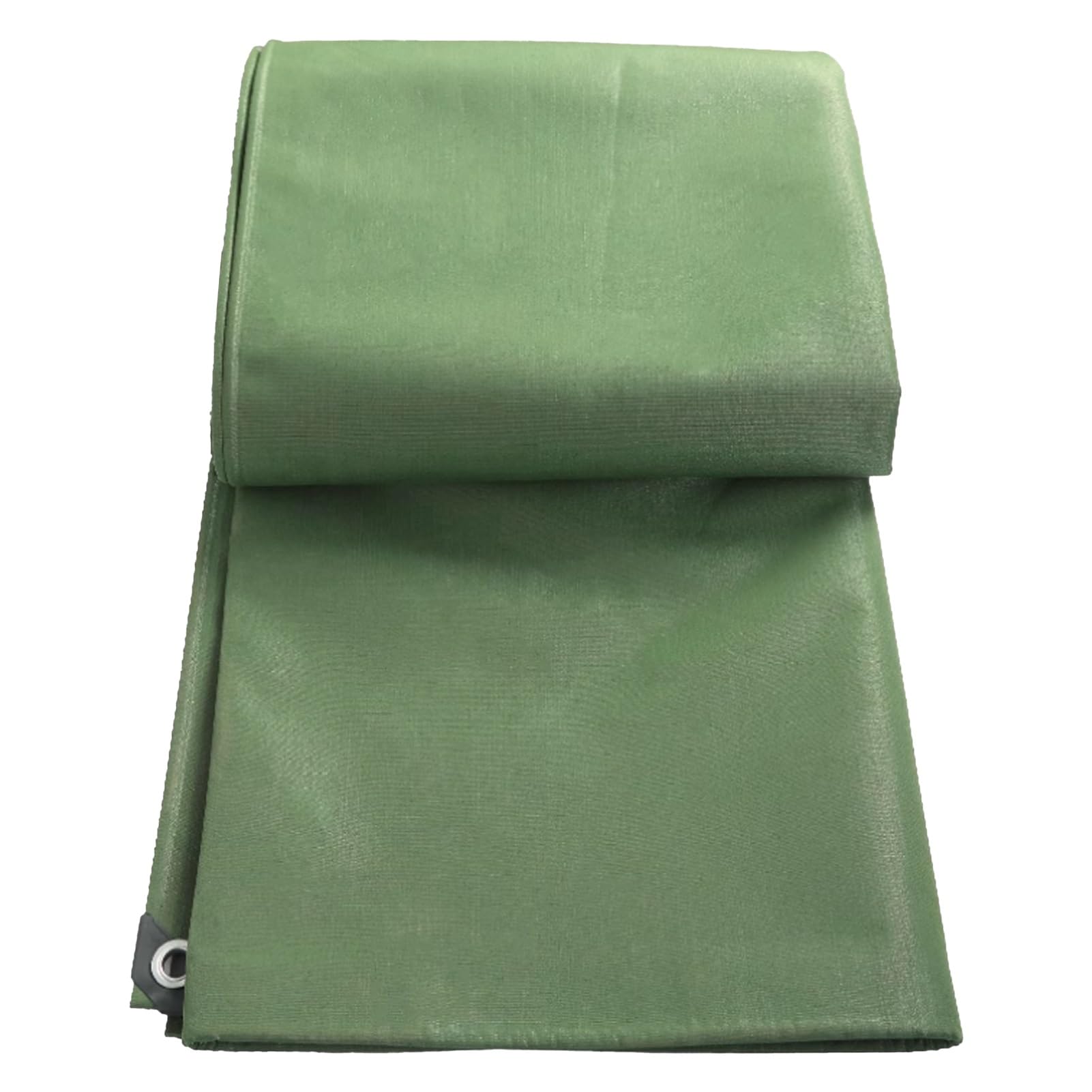 Lona impermeable verde resistente con ojales de metal para lona de suelo y camping 1 x 1,2 m