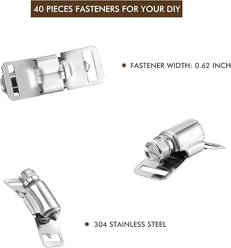 Miniatura 3 de 40 abrazaderas de mangueras de 200 pies, abrazaderas de engranaje helicoidal, manguera de conducto ajustable de acero inoxidable, abrazadera grande