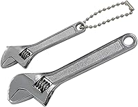 Vista 7 de Llave ajustable pequeña de 2.5 pulgadas, llave ajustable de tamaño mini de 2.5 pulgadas, herramienta de llave de tuerca plateada, capacidad
