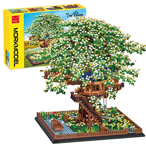 CT-Tribe Bausteine Architektur Modell, Baumhaus Modular Architektur Modell mit 8000 Teile, Kompatibel mit Lego - Mit…