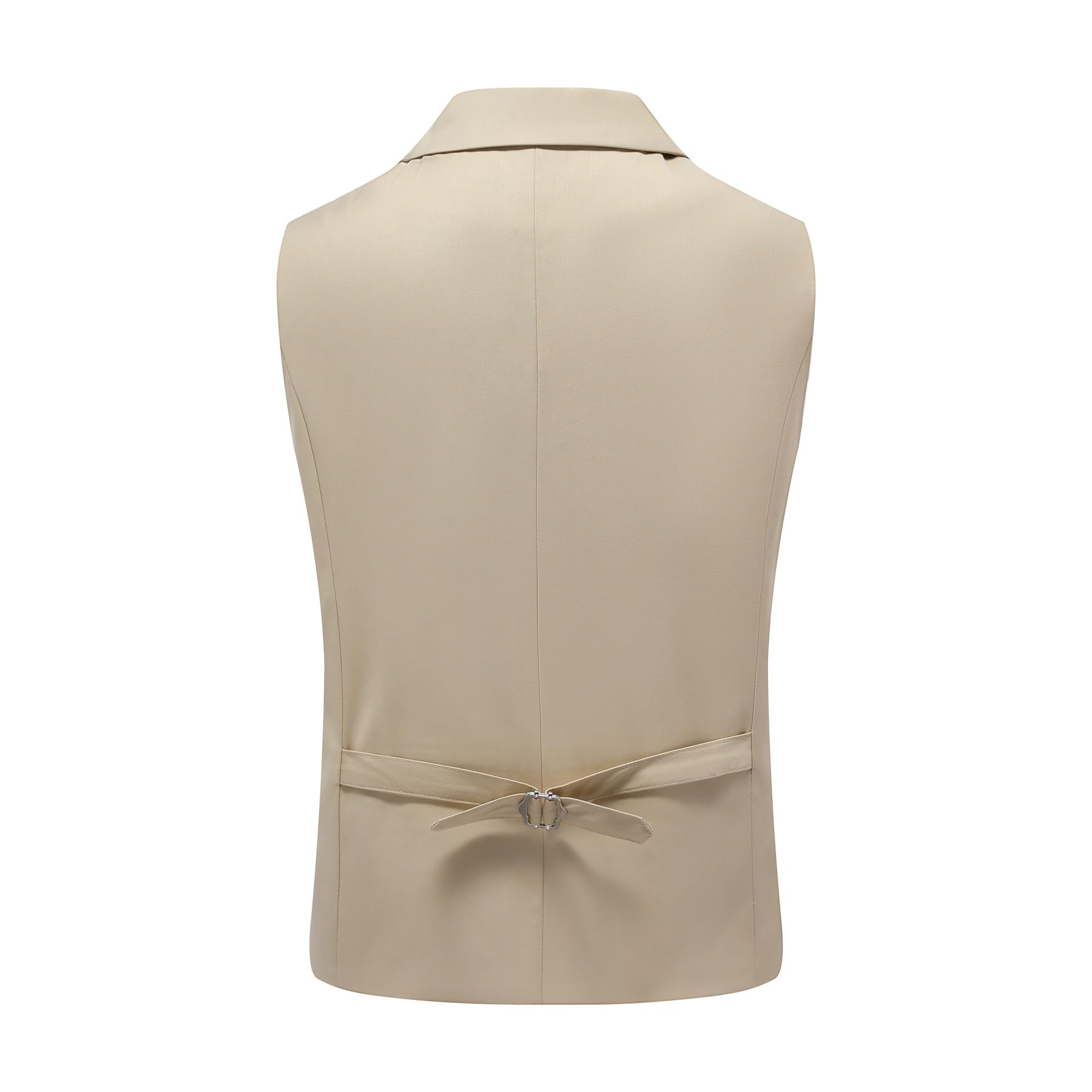 YFFUSHI Gilet da Uomo Doppiopetto Elegante Panciotto Formale Classico Gilet da Abito Senza Maniche per Matrimonio