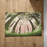 EHOMERY Alfombra Felpudo Muy Grande para Entrada de Casa Felpudo Entrada Casa Barato Dibujos Animados de Niños Alfombra Lavable Lavadora Felpudos Divertidos 50x80cm,