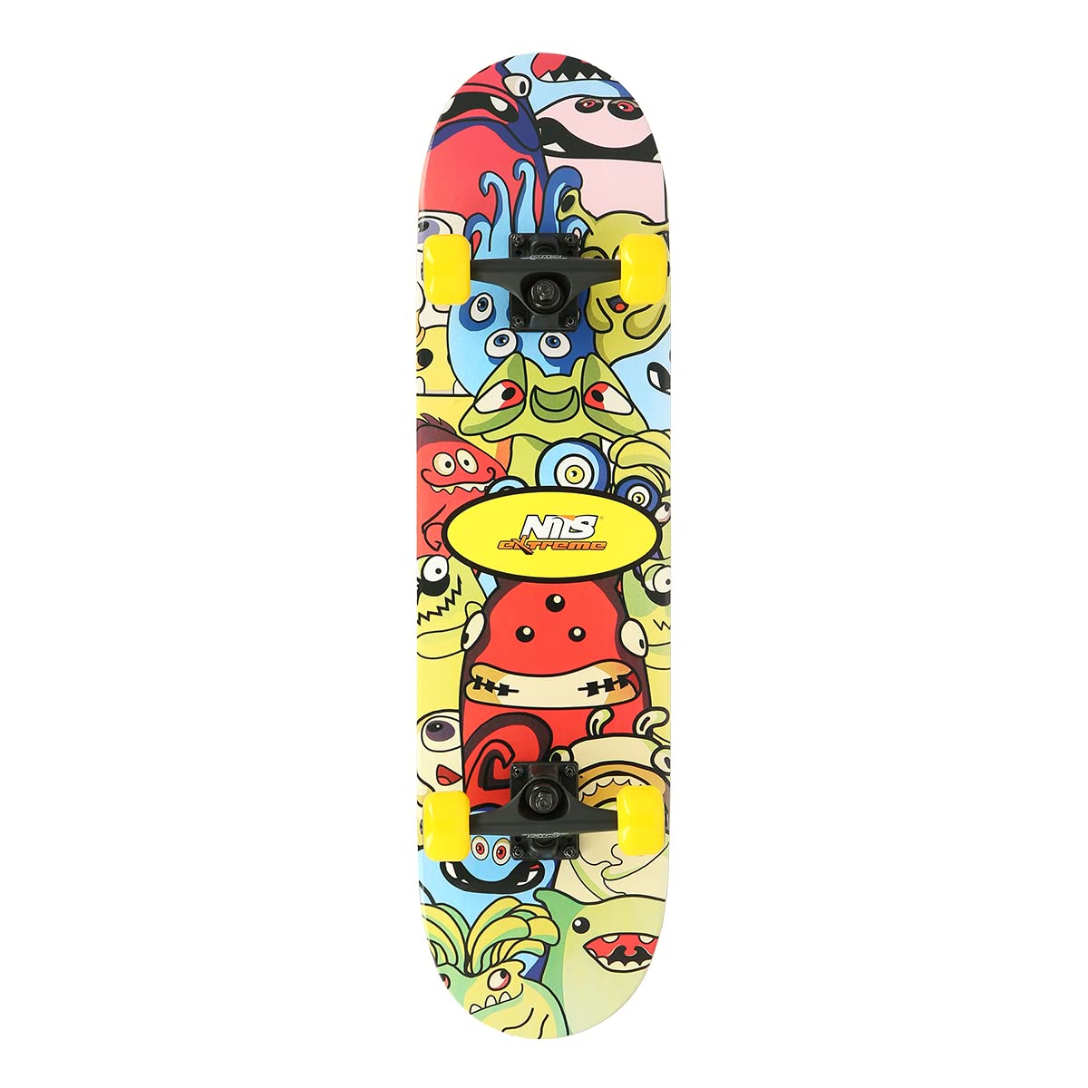 Skateboard for Teenagers and Adults - ABEC 7 - Longboard - Rollen Board - High quality wooden boards