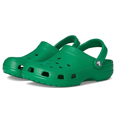 Crocs Kids Classic Clogs (Little Kid/Big Kid) Kids Shoes Green Ivy