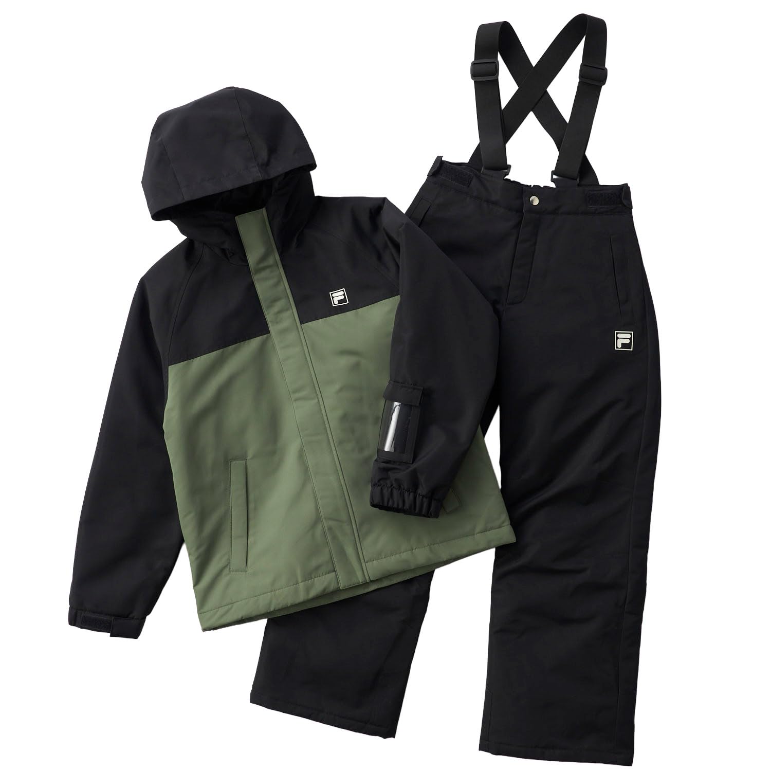 スキーウェア 子供 FILA 上下セット サイズ調節可 ブラック 140サイズ Amazon.co.jp: [フィラ] スキーウェア 上下セット サイズ調節可能 耐水