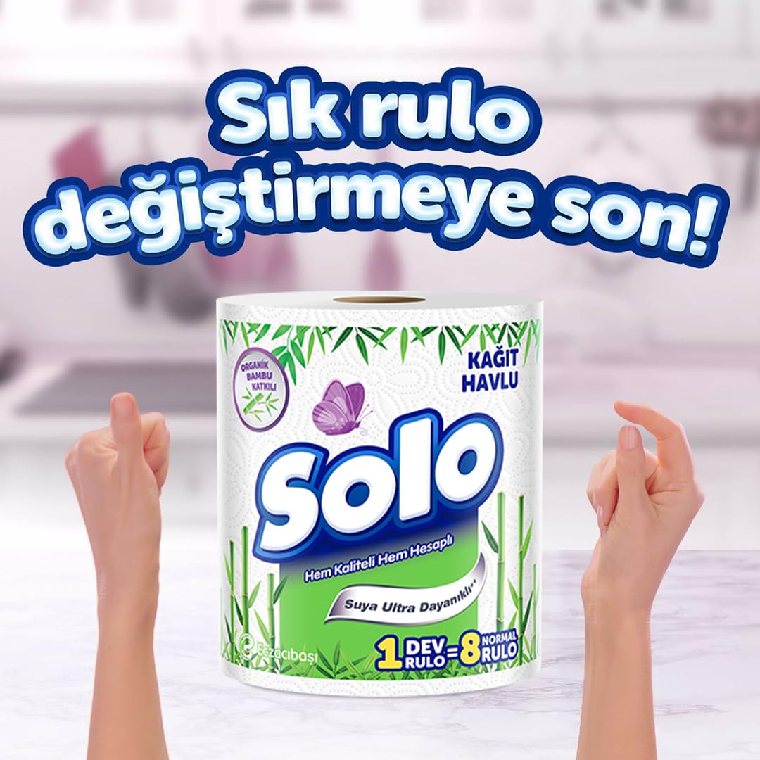 SOLO Akıllı Seçimler Dev Rulo Kağıt Havlu 1=8