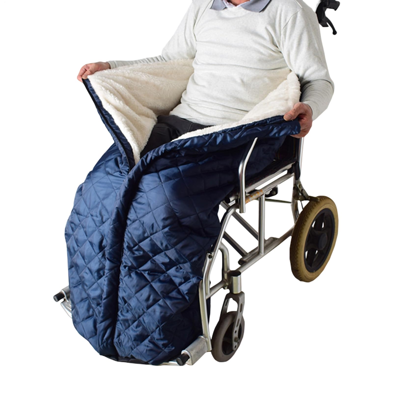 Couverture imperméable pour fauteuil roulant pour vos balades hivernales en toute sérénité