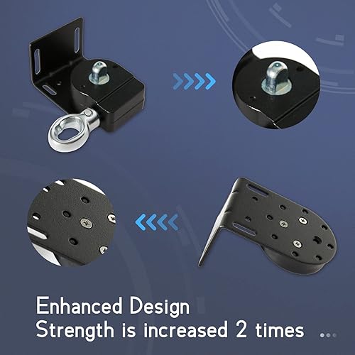 Miniatura 3 de Coolaroo Soporte de piezas de repuesto, compatible con persianas enrollables externas Coolaroo, actualizado a anillo de metal, persianas enrollables