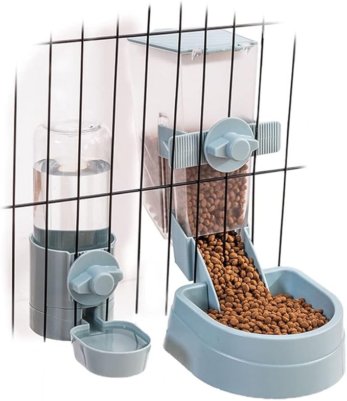 Oncpcare Rabbit Food Water Dispenser, Bunny Food and Water