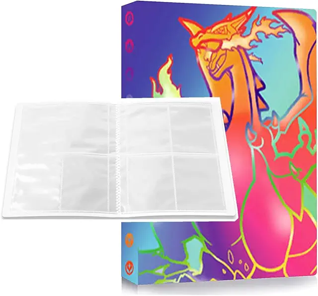 Raccoglitore per Figurine, Album Carte Collezionabili con 240 Tasche - HK2