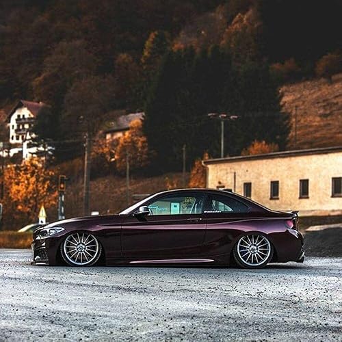 Miniatura 4 de 3M - Rollo de envoltura de coche 2080 rosa negra brillante  GP99  (muestra de 3 x 5 pulgadas)  Envoltura de vinilo automotriz para automóviles -