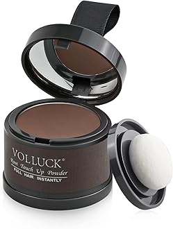 Root Touch up Powder, Instant Hairline Powder for Thinning Areas and Gray Hair Coverage, Natural and Non-greasy Root Cover up for Women and Men (Hazel Brown, 0.14 Ounce)