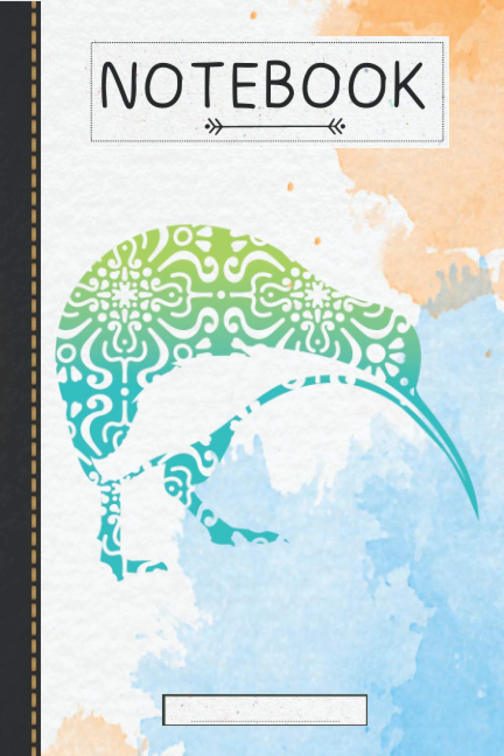 Notebook - Maori Kiwi Bird - New Zealand: Graph Paper Tribal / Journal Sketchbook Gift - ( 6 x 9 inches - approx DIN A 5 ) - 120 Pages || Softcover by Gone Voyage