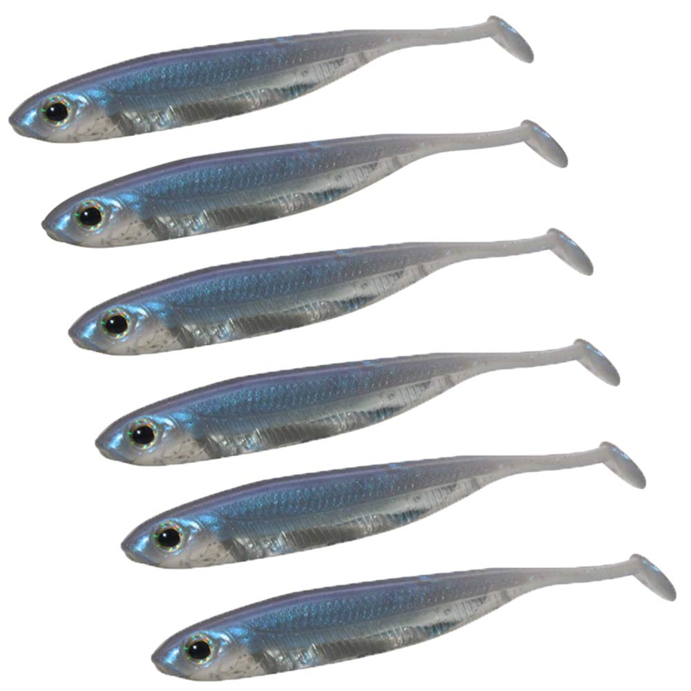 QualyQualy Señuelos de Vinilos de Pesca Spinning Mar Senuelo Black Bass Blandos senuelos de Pesca Cebos Artificiales de Pesca Pare Lucio Trucha 7cm 8cm 10cm 12,5cm — view 7