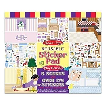 Kitchen Reusable Sticker Pad - Play House! Book